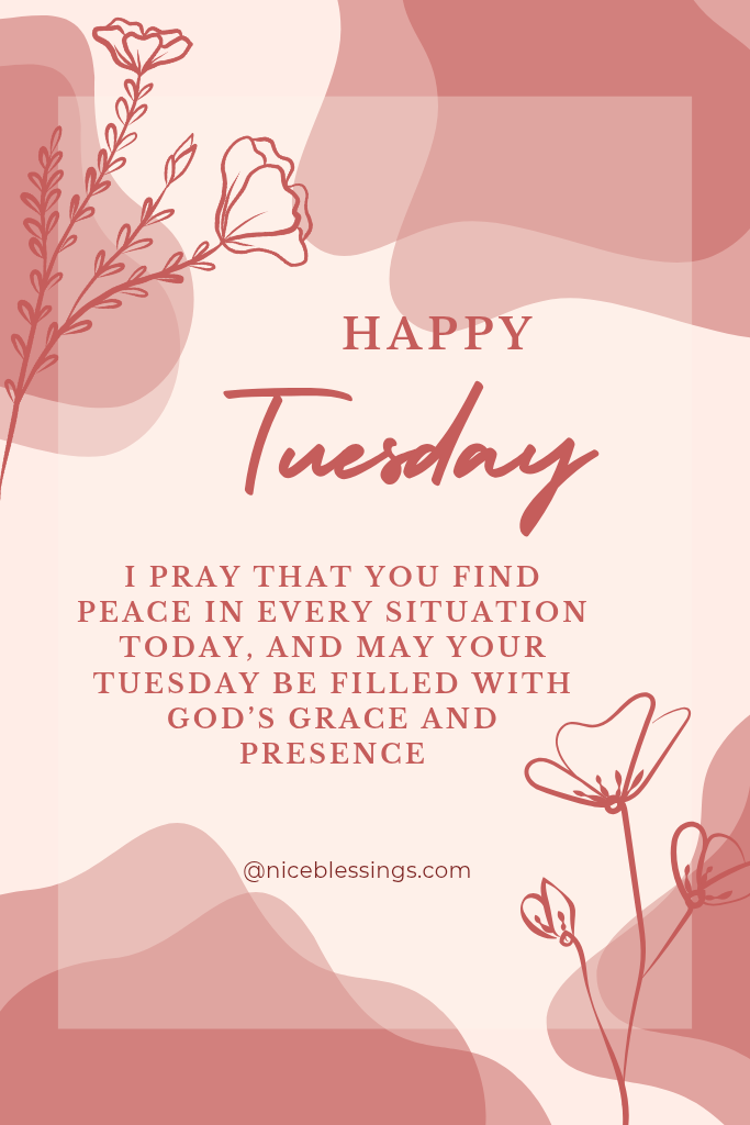 A heartfelt Tuesday Prayers