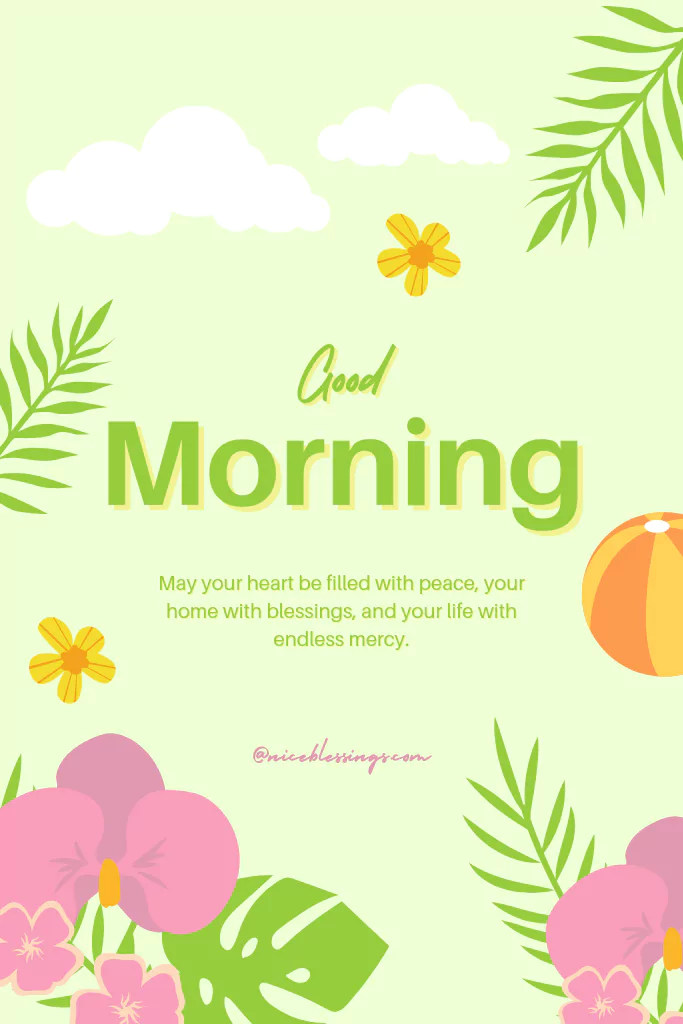 good morning blessings prayers