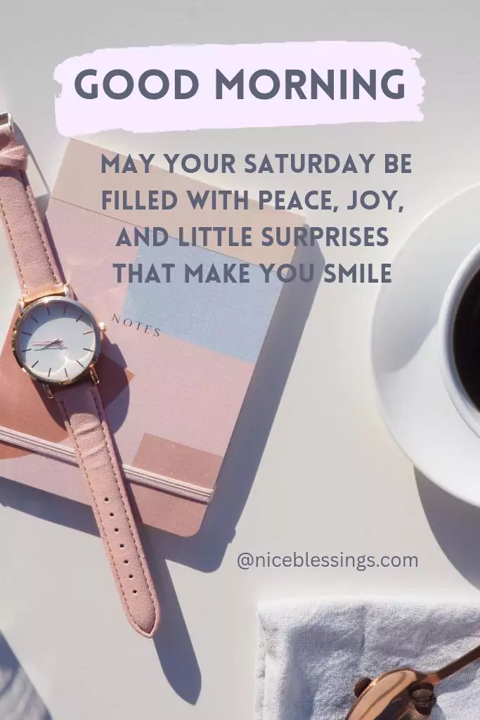 good morning saturday blessings