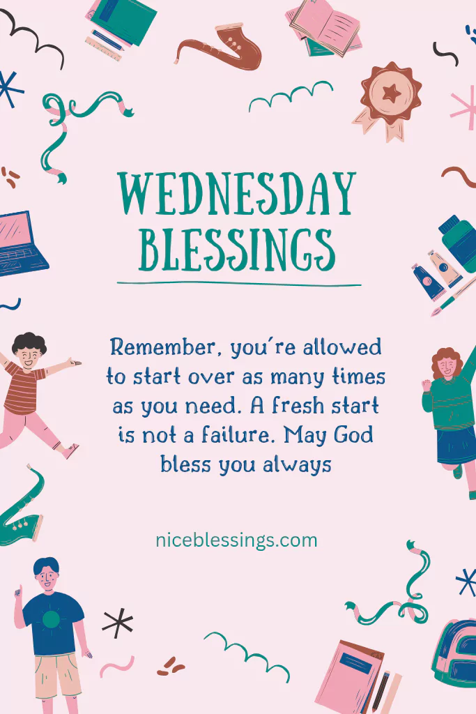 inspirational wednesday blessing image