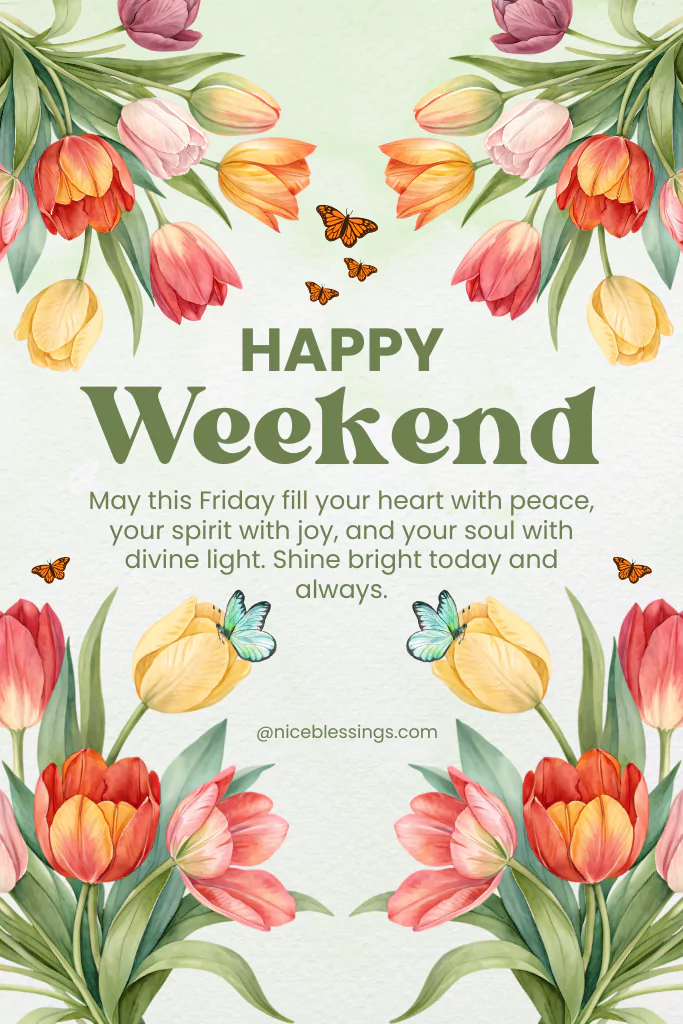 positive and spiritual blessed friday picture
