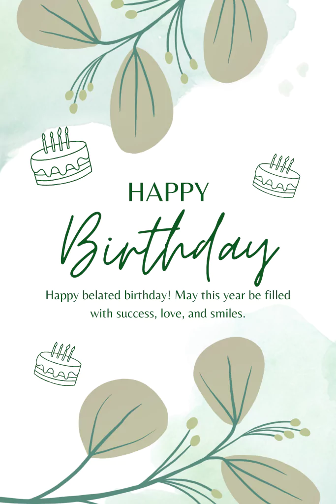 70 elegant belated birthday wishes blessings and greetings