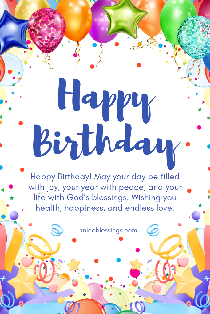 happy birthday blessing image god bless you have a happy day