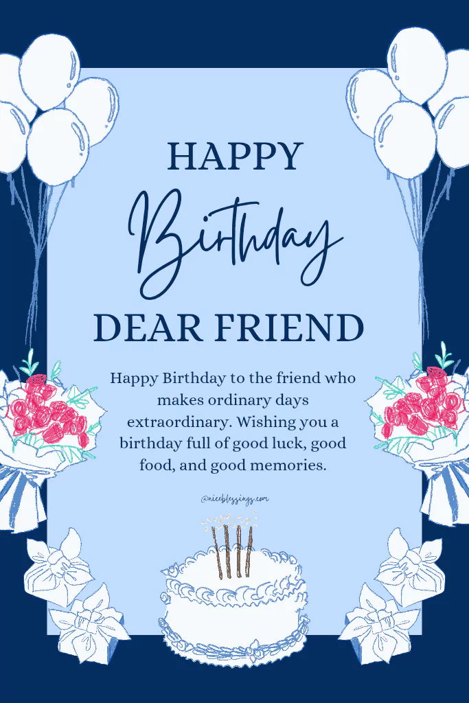 unique birthday wish for friends