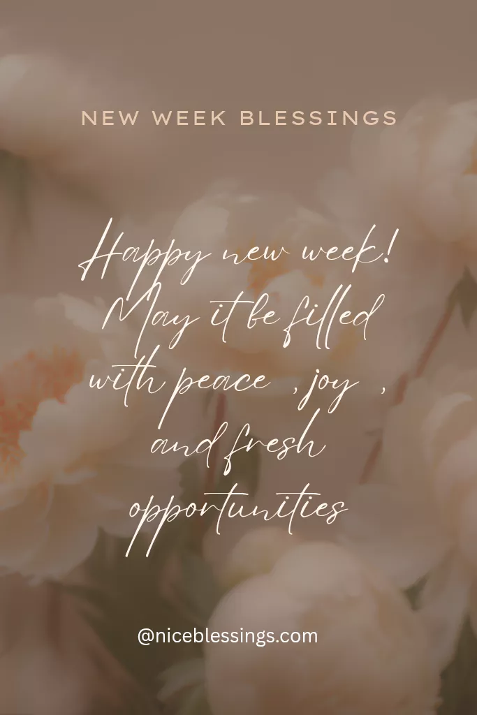 new week blessings images