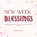 new week blessings prayers