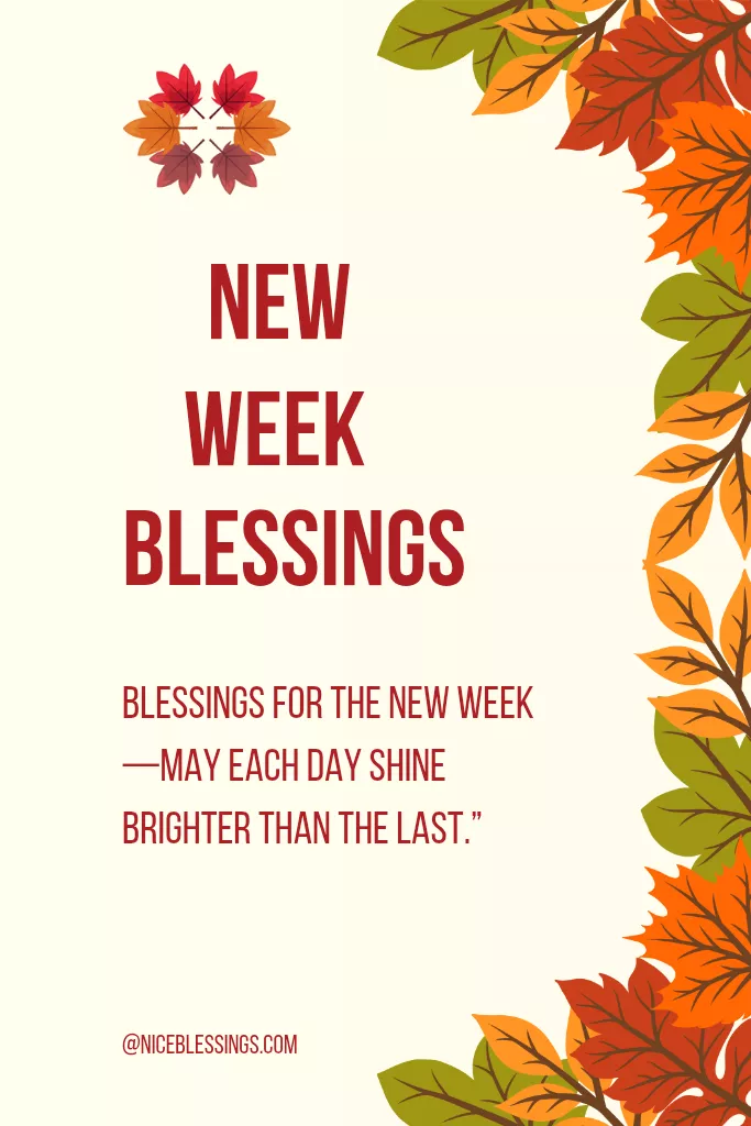 new week prayers images
